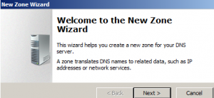 New Zone Wizard