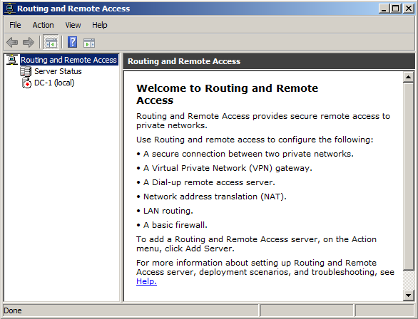 Routing  and Remote Access